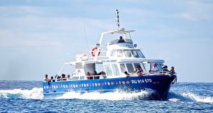 Balade en bateau de croisière, ile de La Réunion