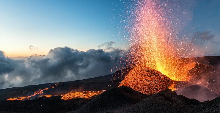 Les volcans de l'ile de la Réunion